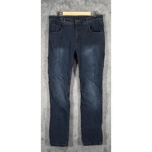 Street & Steel Jeans Mens 36x32 Blue Lined Knee Pads Stretch Motorcycle Riding